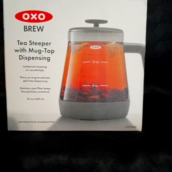 Oxo Kitchen Tea Steeper With Mug Top Dispenser Poshmark